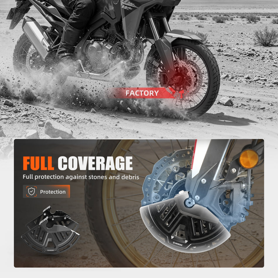 NICECNC Front Brake Disc Protector Guard For Honda CRF1100L Africa Twin D4/A4 2020-2023