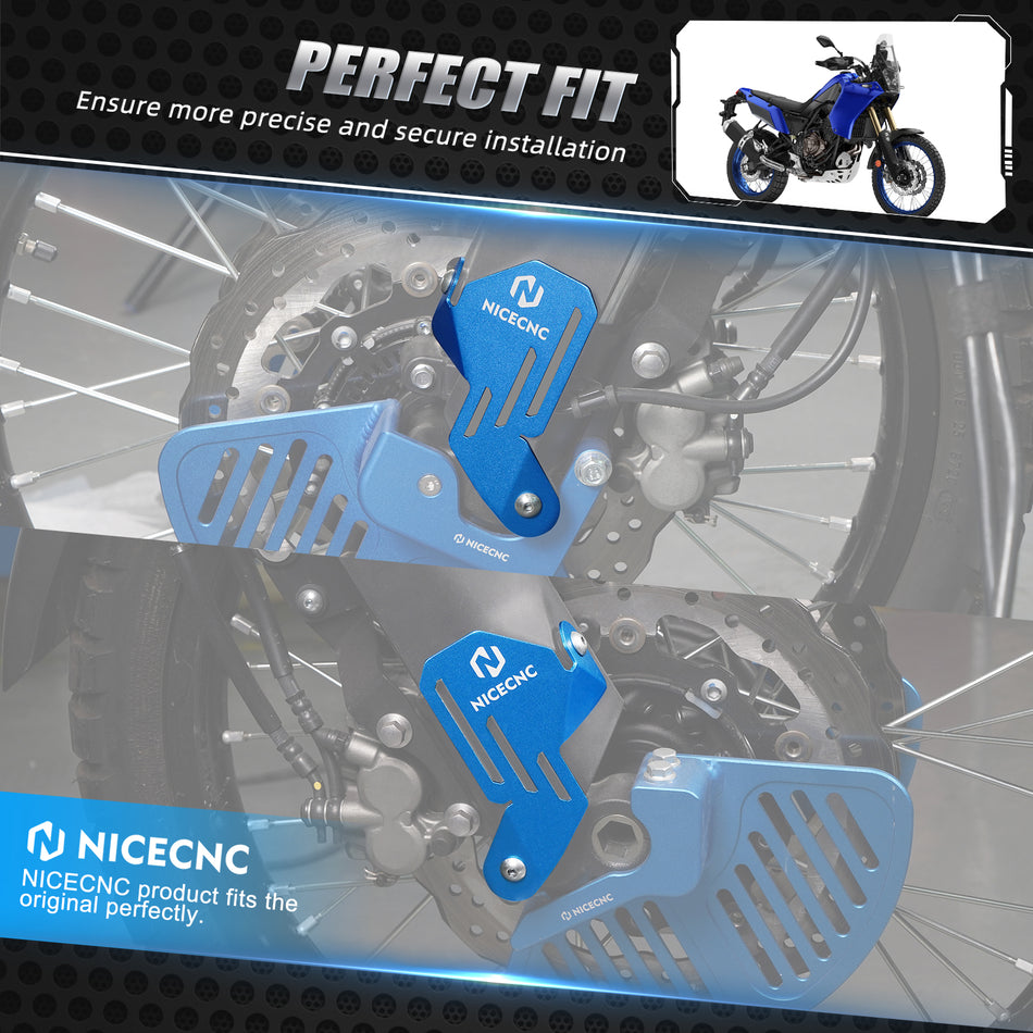 NiceCNC Fork Guard Protectors For Yamaha Tenere 700 /XTZ700 2019-2024 Tenere 700 Rally Edition 2020-2024