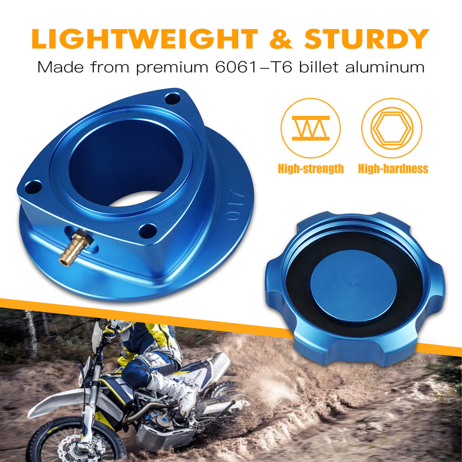 NICECNC Motorcycle Aluminum CNC Tank Fuel Filler Neck Cap for Husqvarna 701 Enduro Supermoto 2016-2021 2022 2023 2024