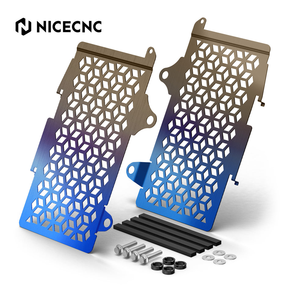 NICECNC Titanium Alloy Radiator Grille Guard for Honda CRF1100L Africa Twin Adventure Sports 2020-2025 19032-MKS-E00