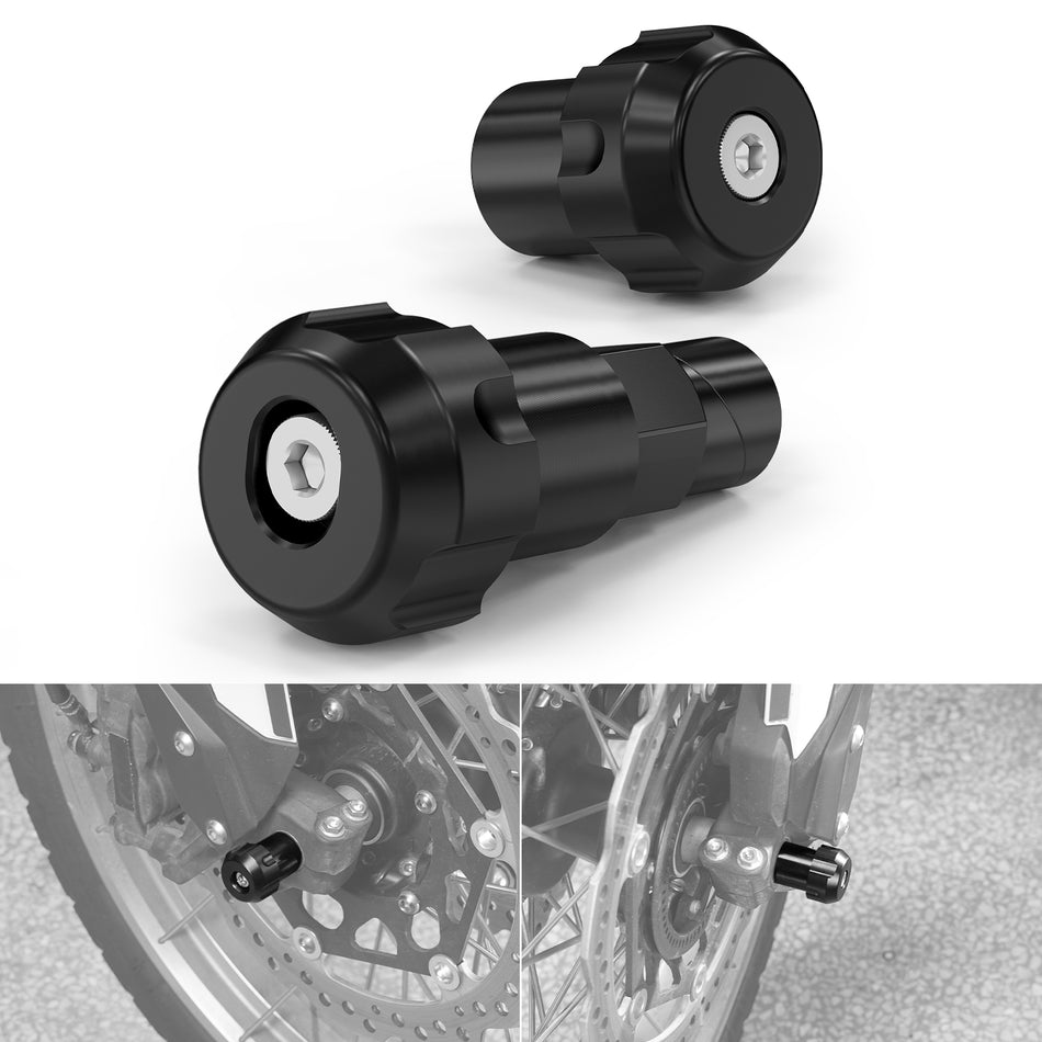 NICECNC Aluminum Front Wheel Slider Crash Guard for Honda CRF1100L Africa Twin 2020 2021 2022 2023 2024