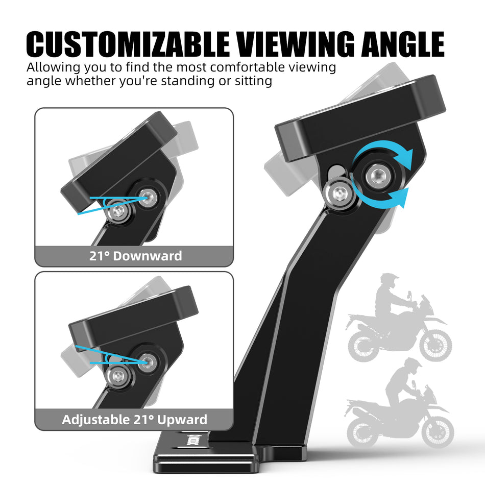 NICECNC for KTM 390 Adventure R GPS Navigation AMPS Mount Motorcycle Phone Holder Bracket