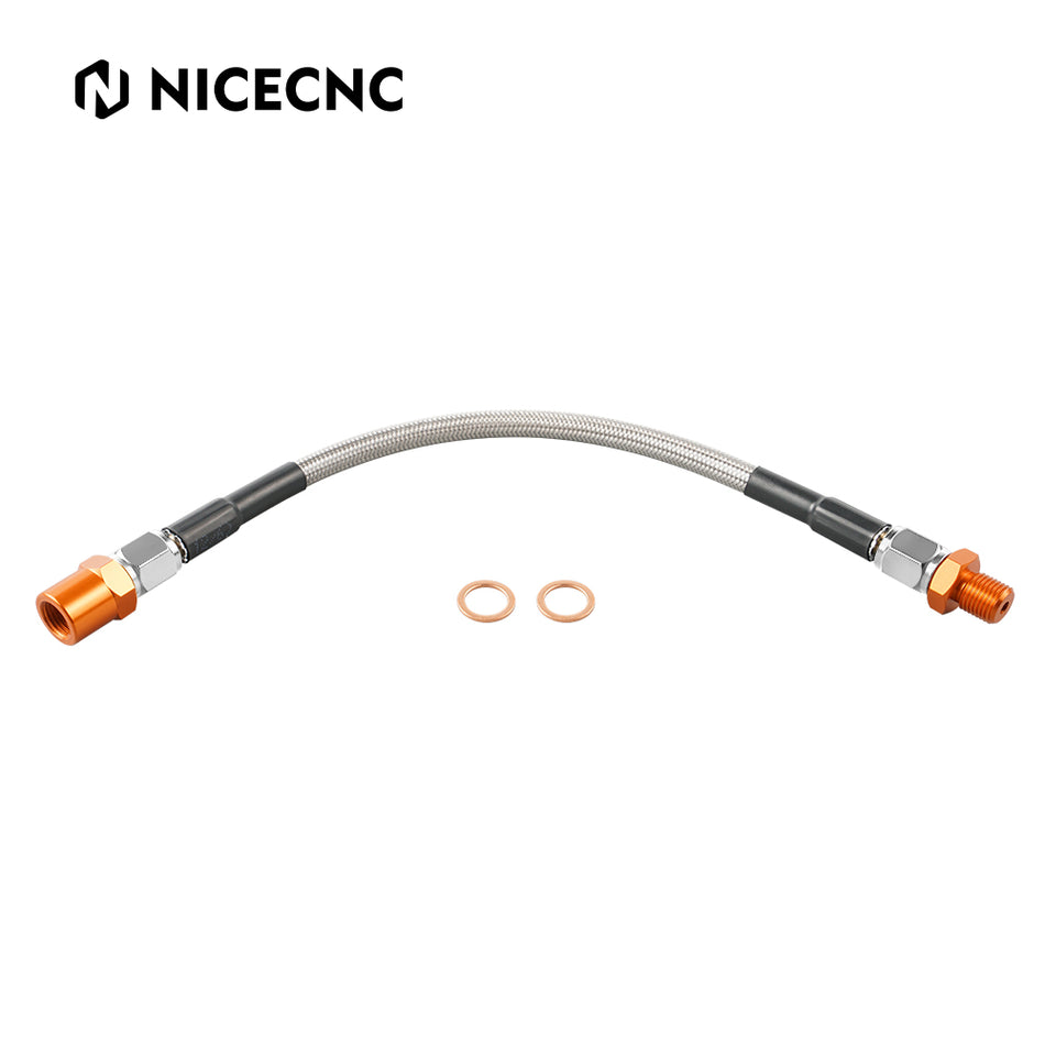 NiceCNC Polytetrafluoroetylene Braided Oil Pressure Hose For KTM 690  SMC R & ENDURO R husqvarna 701 SUPERMOTO & ENDURO GasGas 700 Enduro & Supermoto