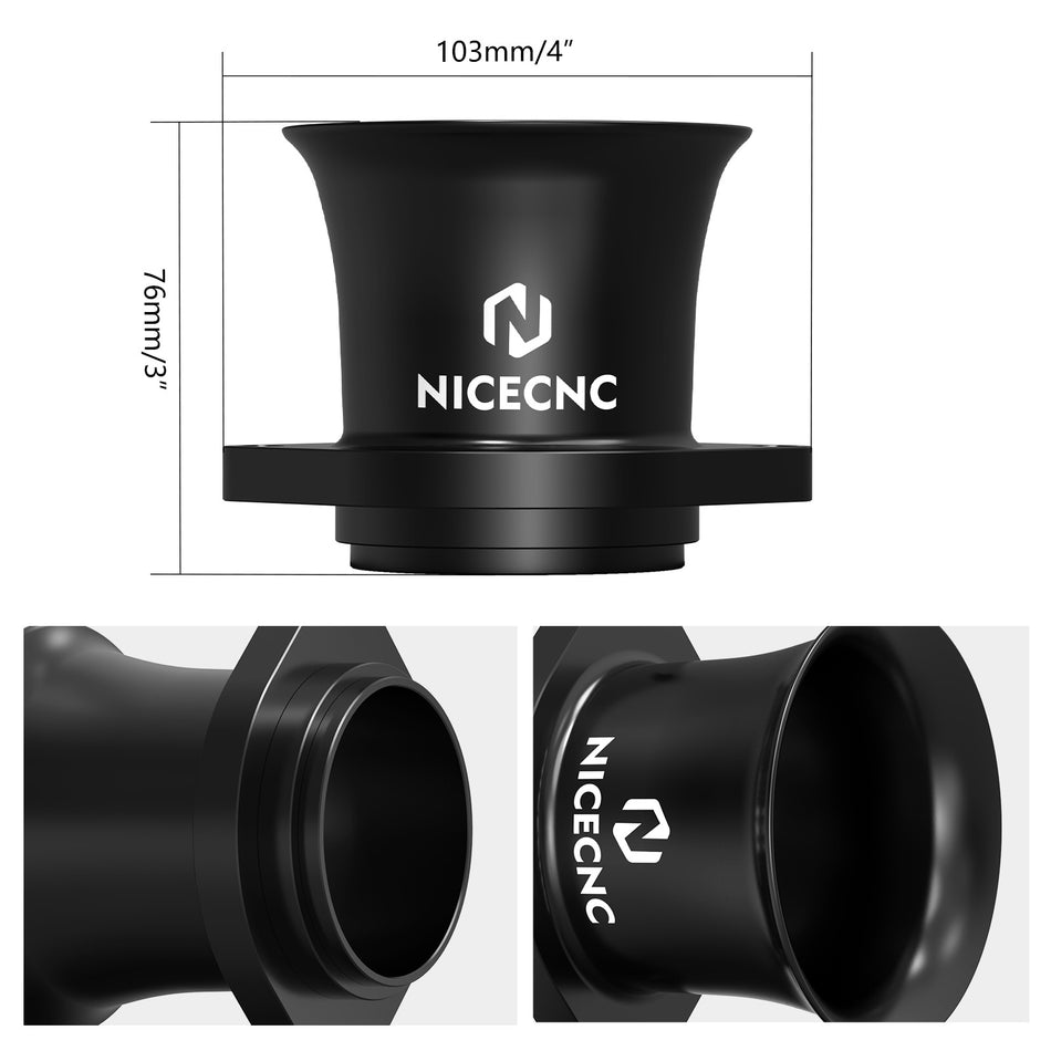 NICECNC for KTM 1290 Super Adventure R S T 2013-2024 65mm Carburettor Intake Trumpet Air Filter Funnel 1190 1290 Super ADV R S
