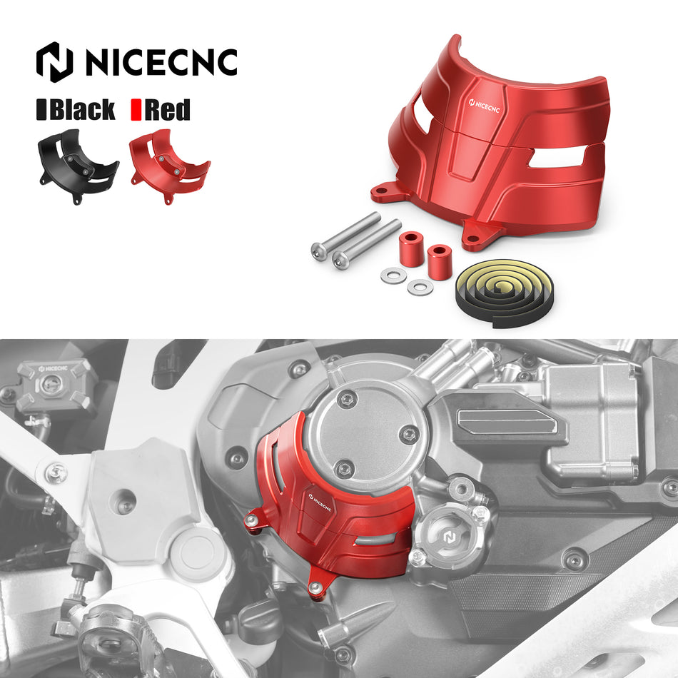 NICECNC Right Side Clutch Cover Guard For Honda CRF1100L Africa Twin DCT /Adventure Sports DCT 2020-2025