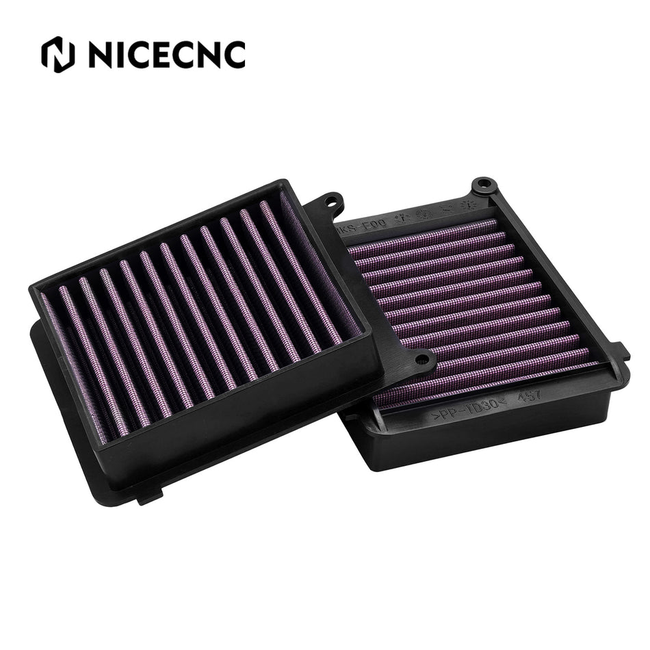 NICECNC High Flow Air Filter for Honda CRF1100L Africa Twin 2020-2025 CRF 1100L 2021 2022 2023 2024 17210-MKS-E00