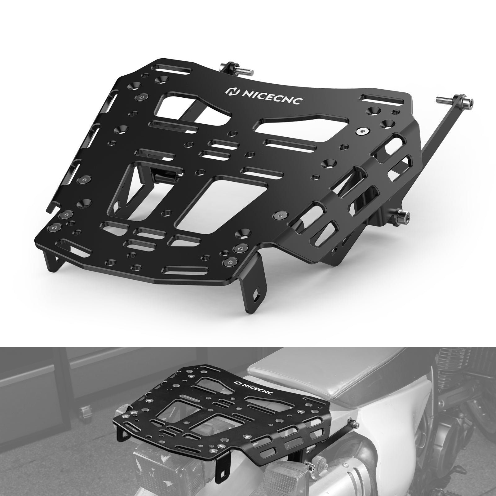 NICECNC Rear Luggage Rack for Suzuki DR650 1996-2025