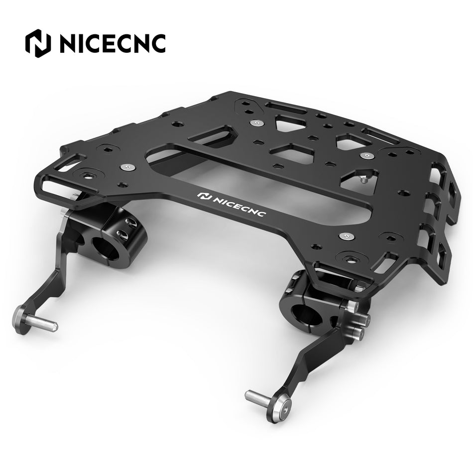 NICECNC Aluminum Rear Top Luggage Storage Carrier Rack for Ducati DesertX 2022-2025 DesertX Rally 2024-2025