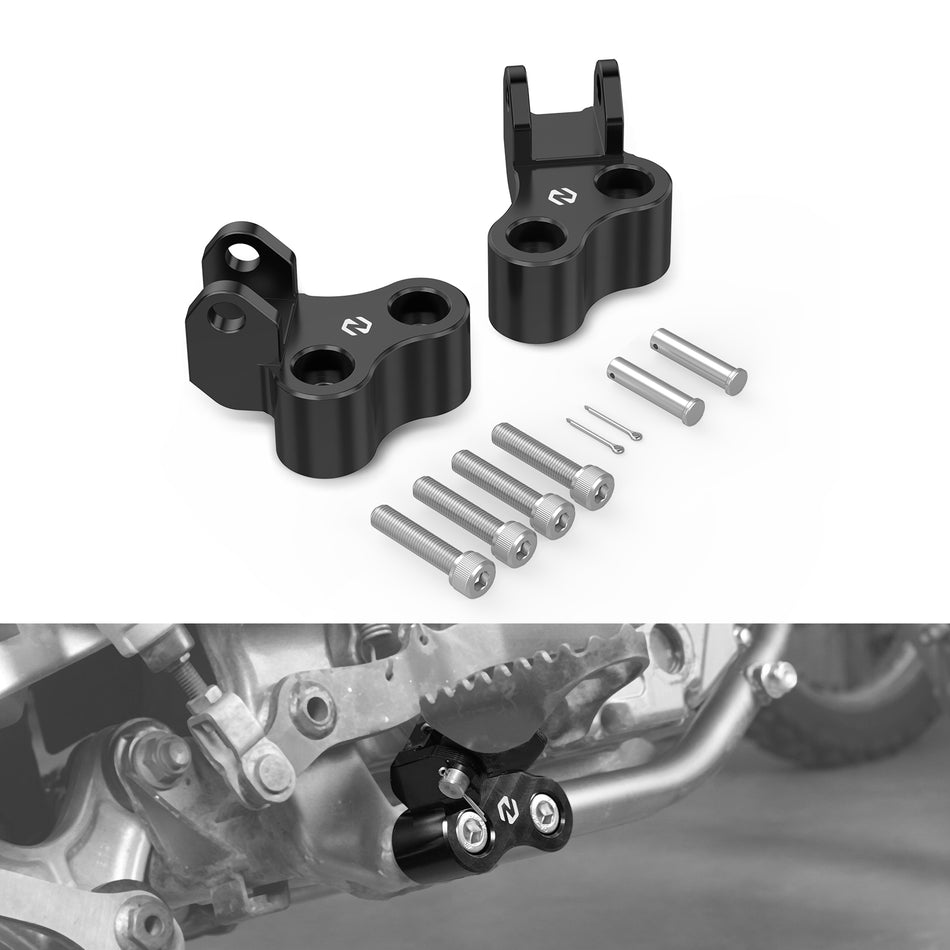 NICECNC Footpeg Lowering Mounts For Suzuki DR650S/SE 1996-2024