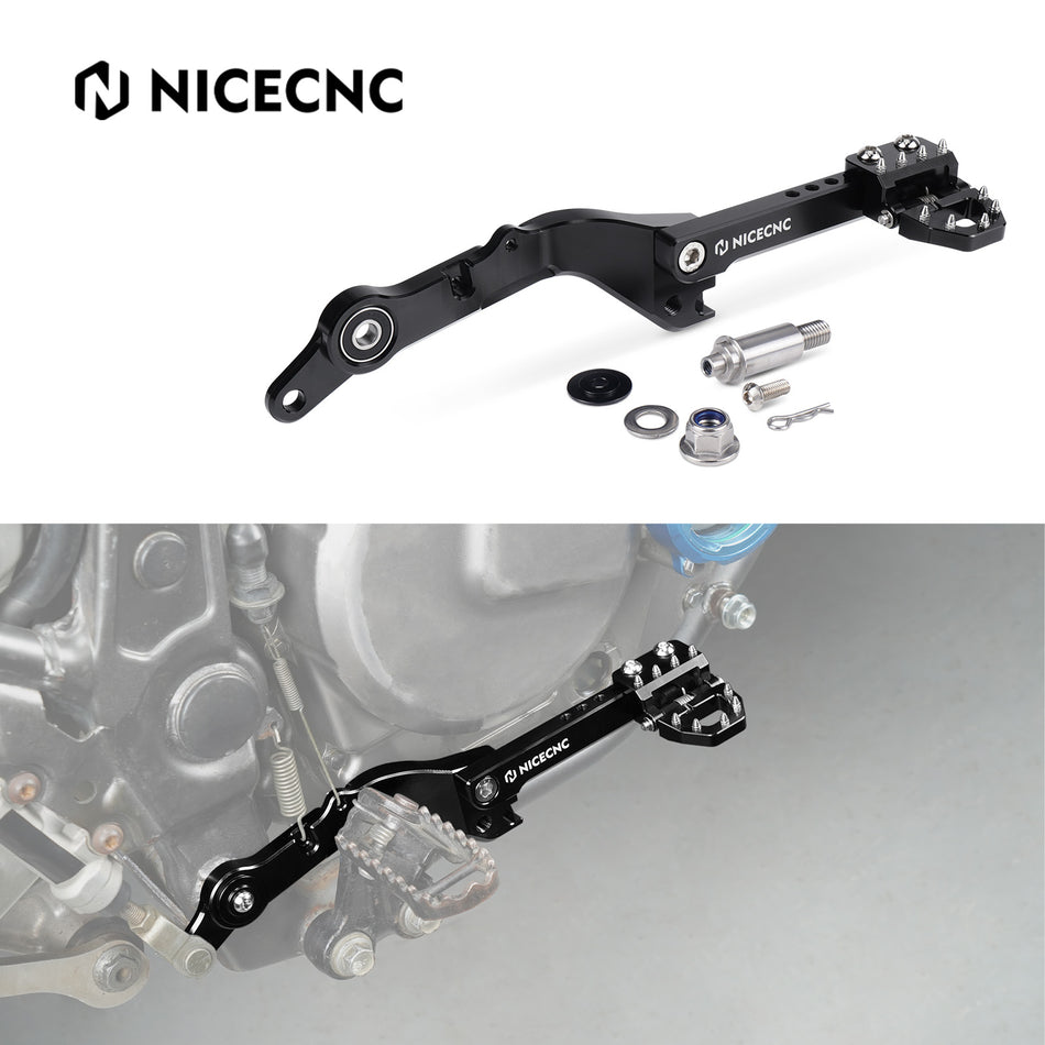 NICECNC Adjustable Lowered Enhanced Rear Brake Pedal for Suzuki DR650S DR650SE 1996-2023 2024 2025