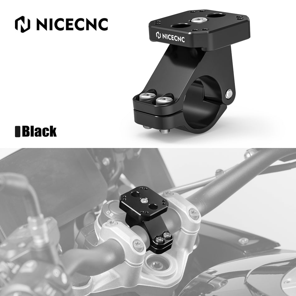 NICECNC 32mm Handlebar GPS Mount Bracket For BMW R 1200 1250 1300 GS / Adventure