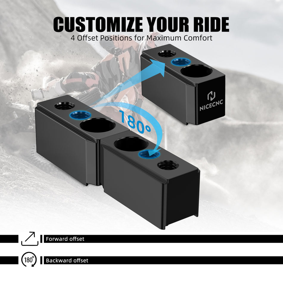 NiceCNC Pair 1" Handlebar Risers For KTM 250 390 Adventure 2020-2025