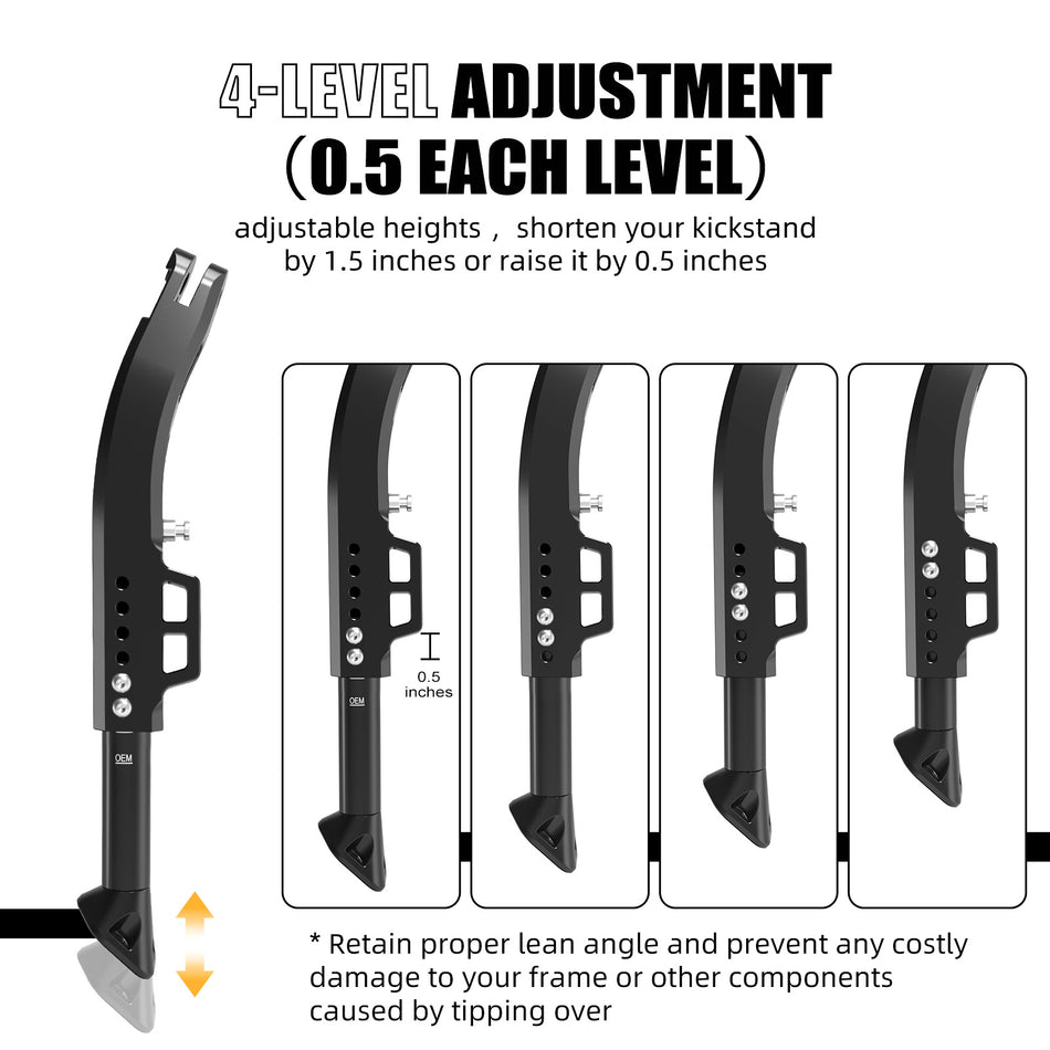 NICECNC Adjustable Kickstand Aluminum for KTM 690 Enduro/SMC 2008-2024