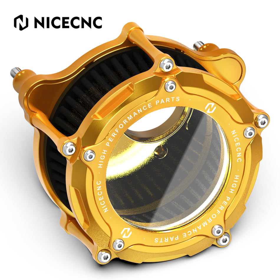 NICECNC LED Air Cleaner Kit for Harley Street Glide Ultra Limited Road Glide Electra Glide