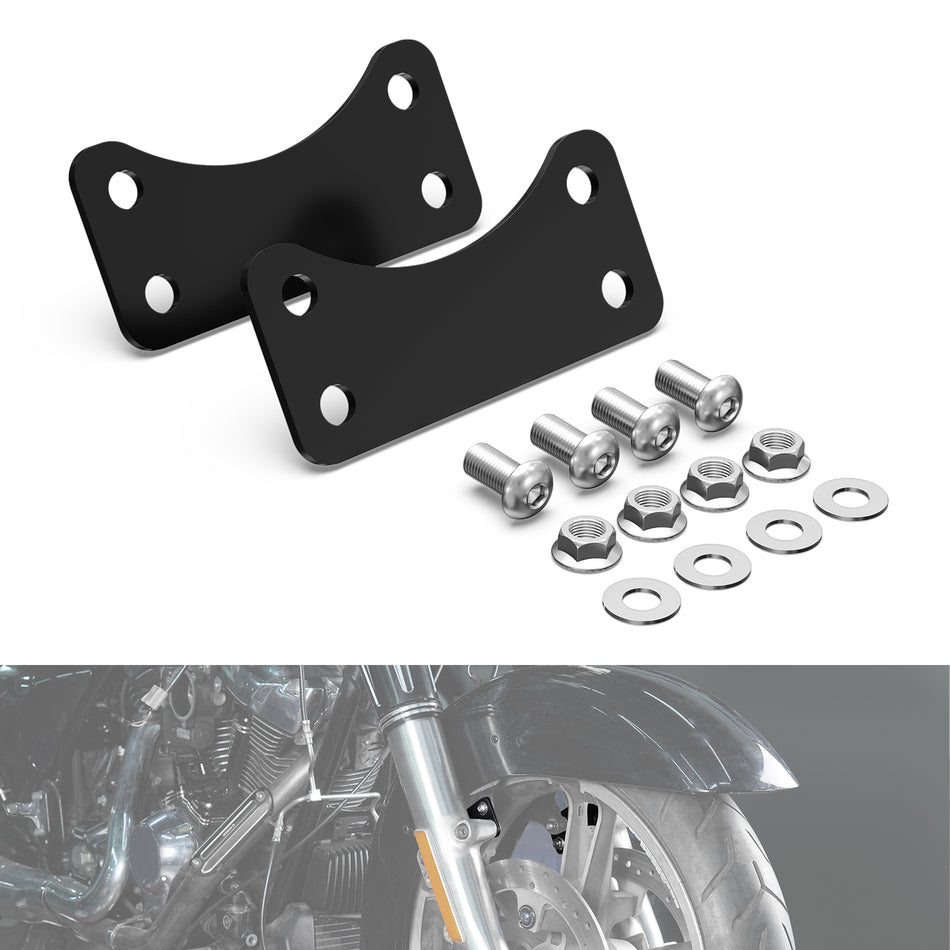 NiceCNC 1" Front Fender Lift Brackets for Harley CVO Street Glide 2017-2023 CVO Road Glide 2018-2023 CVO Road Glide Limited 2022-2023