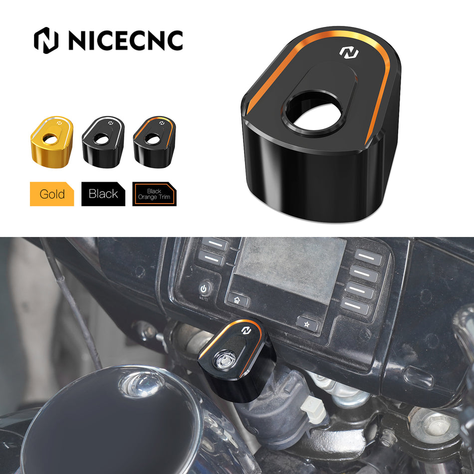 NiceCNC Ignition Switch Cover For Harley Electra Glide Ultra Tri Glide Ultra Street Glide FLHX Special FLHXS Ultra Limited 71400017A