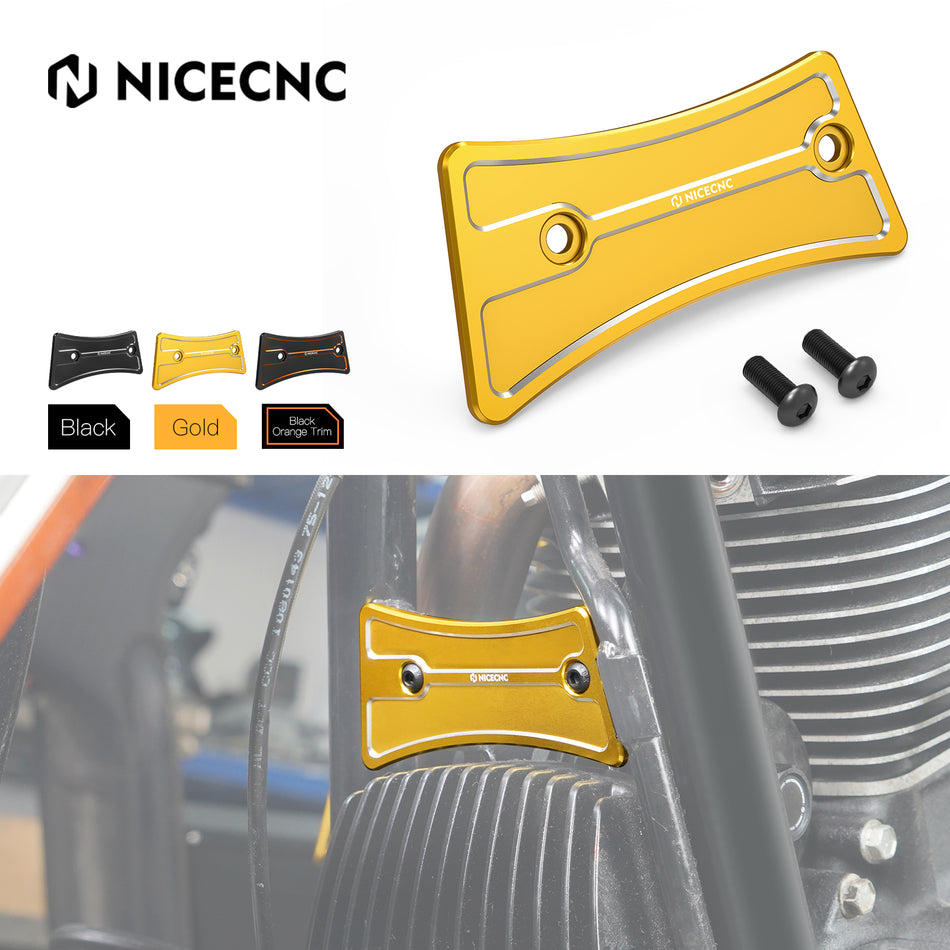 NiceCNC Frame Downtube Crossbrace Cover For Harley Road King FLHR /XS FLHP Electra Glide FLHT FLHTP Street Glide Road Glide Freewheeler