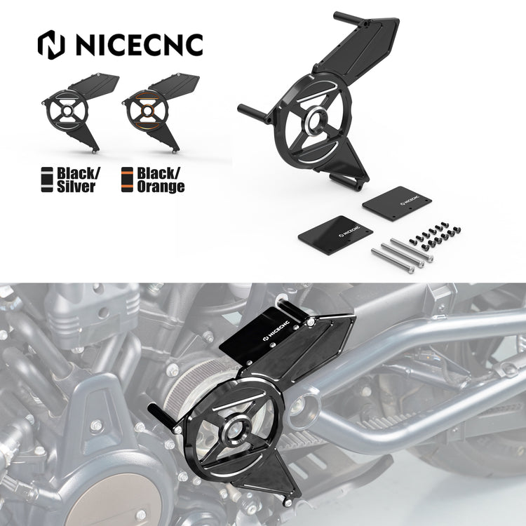 NICECNC Transmission Sprocket Belt Cover for Harley Sportster S RH1250