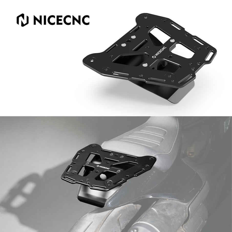 NICECNC Aluminum Rear Tail Luggage Rack Carrier Top Case Mounting for Harley Sportster S RH1250S 2021-2023 2024