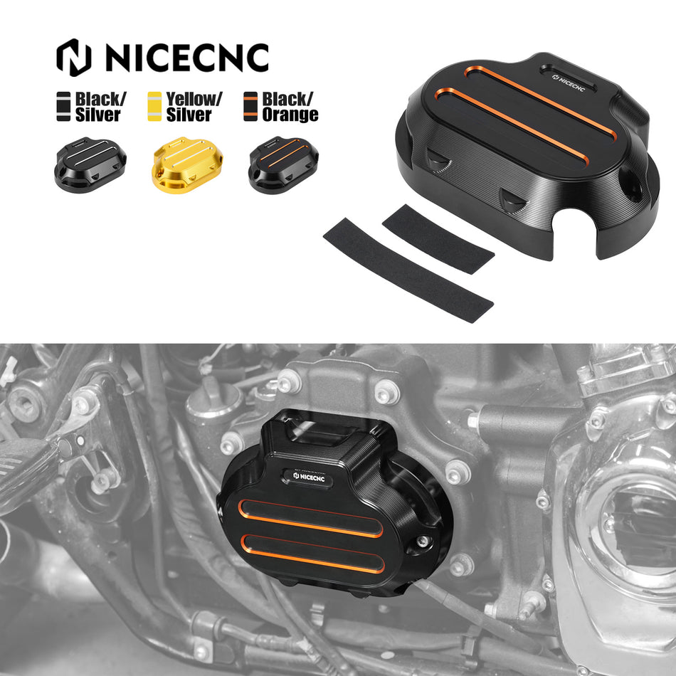 NICECNC Transmission Side Cover for Harley Road Glide FLTRX ST FLTRXST 2017-2020 Road King FLHR Special FLHRXS 17-20 25800057