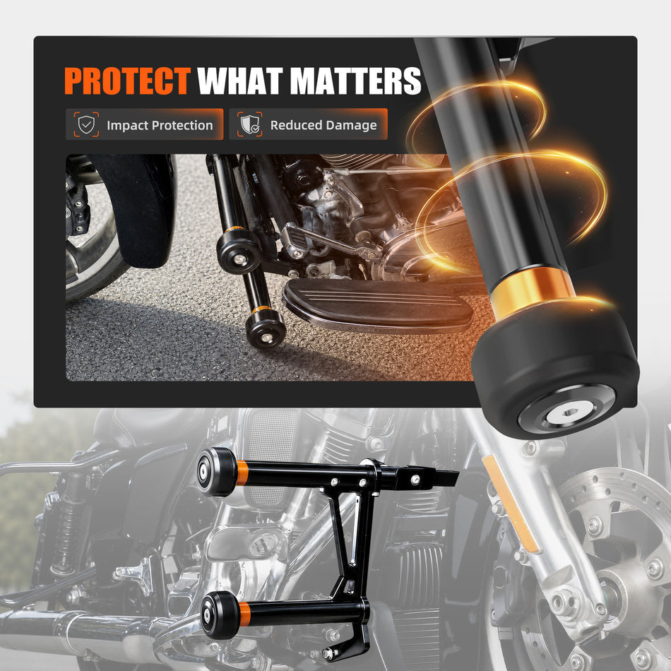 NICECNC Front Performance Engine Guard for Harley Road Glide ST FLTRXST Street Glide FLHX