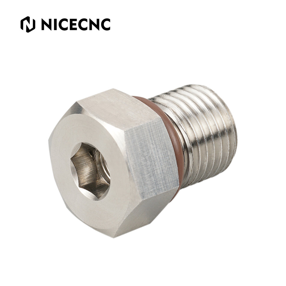 NICECNC Magnetic Oil Drain Plug W/ O-Ring for Harley Road King Classic FLHRC 2007-2019 EFI FLHRI 2006