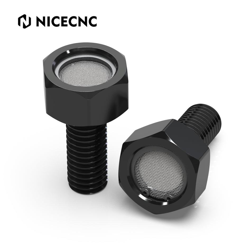 NiceCNC Air Filter Cleaner Breather Bolts For Harley Softail Fat Boy Deluxe Touring Street Glide Road King Electra Glide CVO Limited