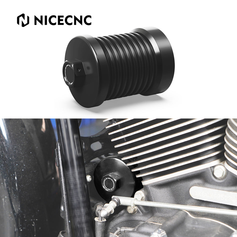 NiceCNC Oil Filter Kit For Harley Road King Road Glide Street Glide Electra Glide Ultra Limited Breakout Low Rider Deluxe Fat Bob FatBoy