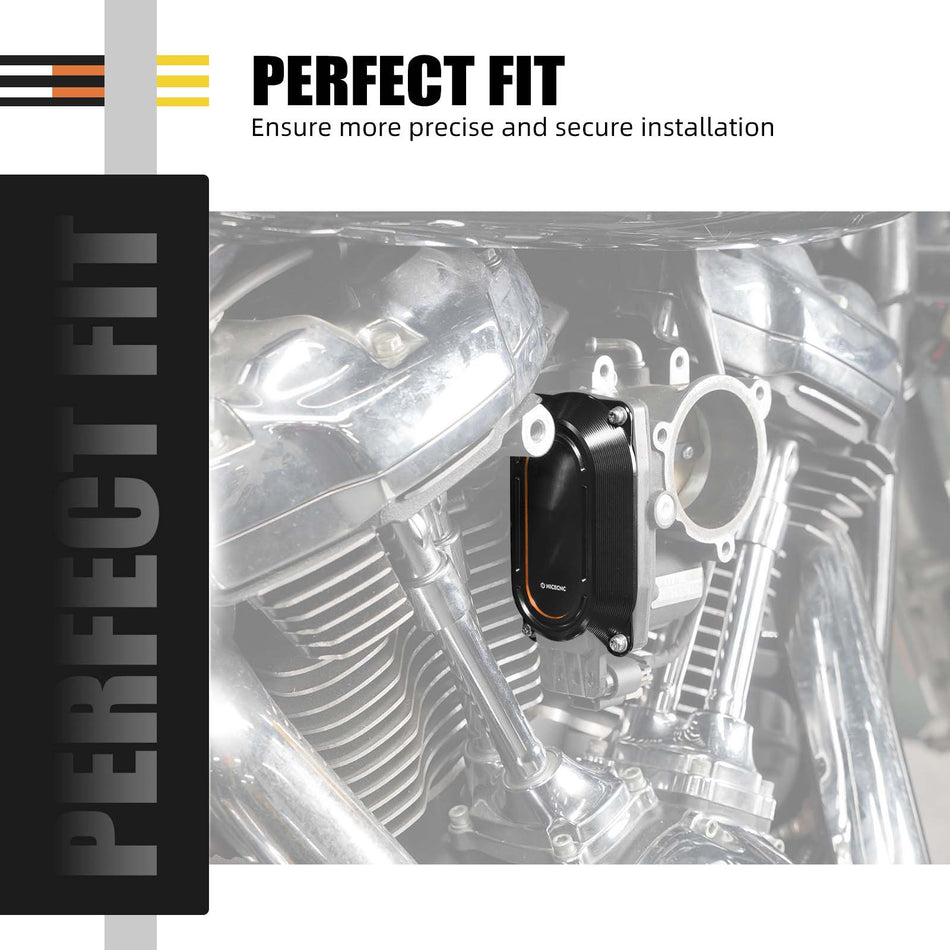 NICECNC Aluminum Throttle Body Cap for Harley CVO Tri Glide FLHTCUTGSE Electra Road Glide Ultra Limited