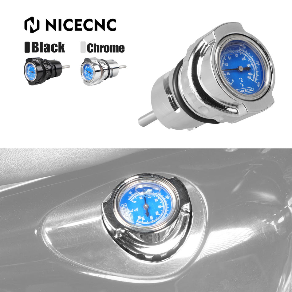 NICECNC Oil Dipstick w/ Thermometer for Harley Sportster 1200 Nightster XL1200N SuperLow XL883L