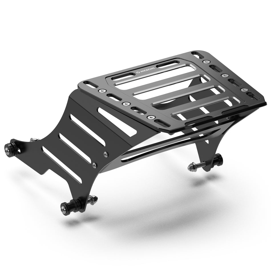 NICECNC Aluminum Rear Luggage Rack Solo Rack for Harley Sportster 883 Custom XL883C Nightster XL1200N