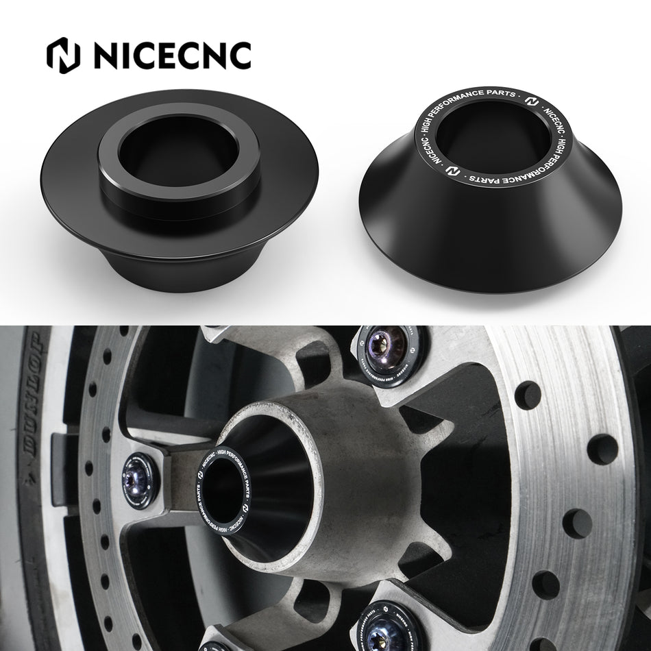 NiceCNC Motorcycle Front Wheel Spacer Kit For Harley Road King FLHR 2008-2019,2022 Special FLHRXS 2017-2019 Road Glide FLTR 2008-2009