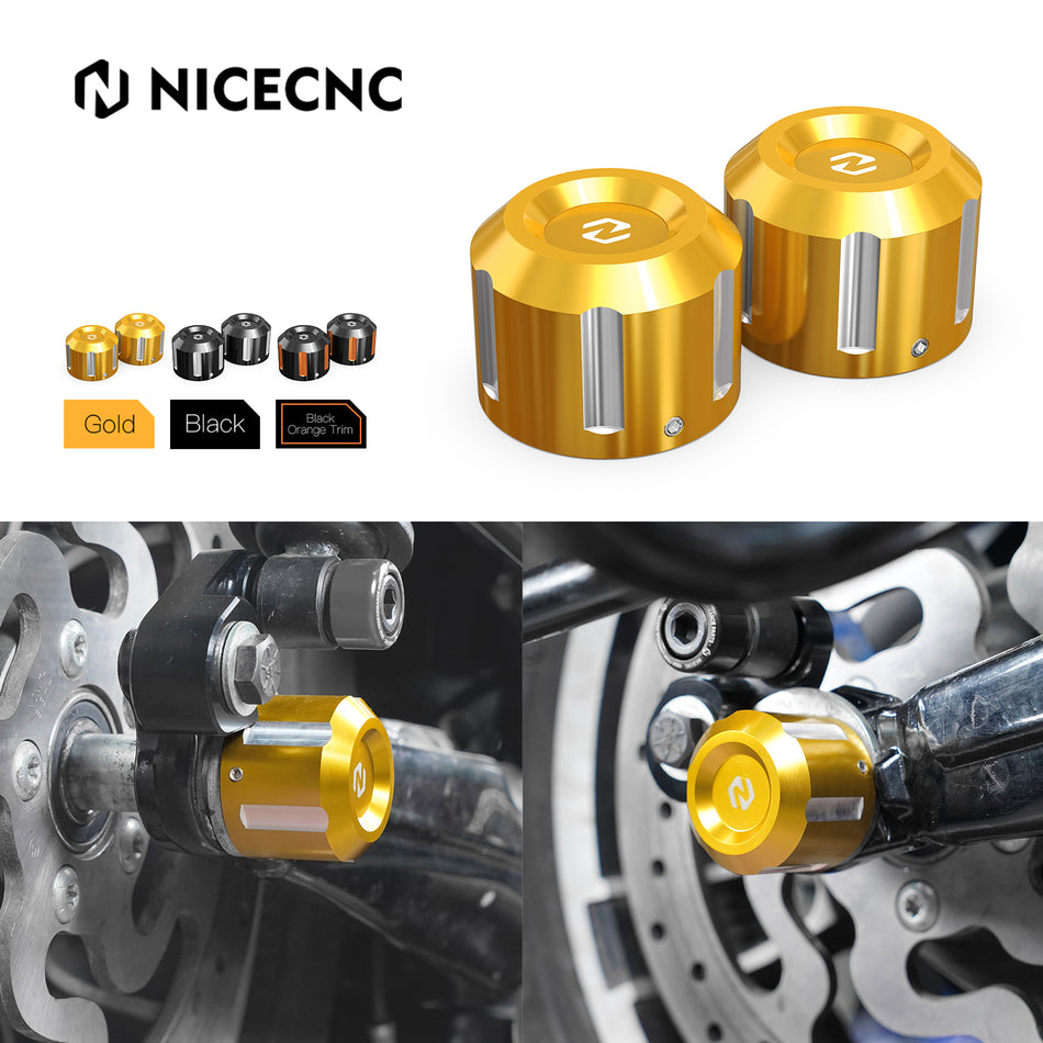 NiceCNC Rear Axle Nut Covers For Harley Road King FLHP FLHR Special FLHRXS Street Glide FLHX Electra Glide Standard FLHT 2017-2023 2022