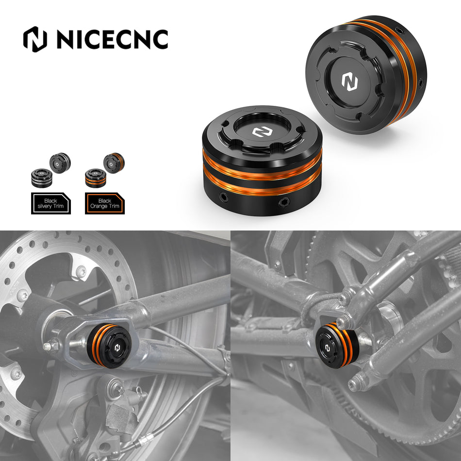 NiceCNC Rear Axle Nut Covers For Harley Sportster S RH1250S Pan America 1250 Special RA1250S 2021-2024 RA1250 21-23 RA1250SE 24