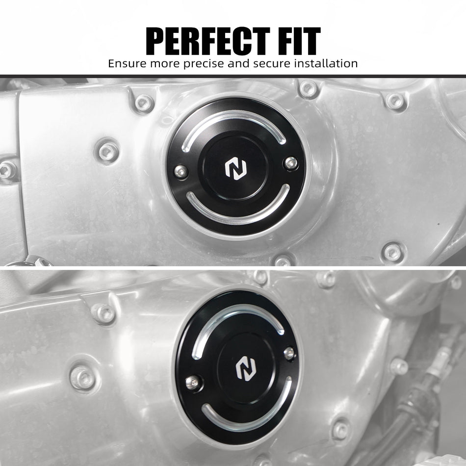NICECNC Timer Cover with Mounting Bolts for Harley Sportster 883L XL883L Seventy-Two XL1200V