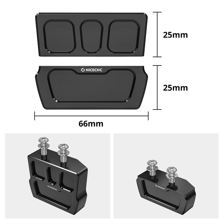 NiceCNC For 2003-2019 Harley Sportster 1200 883 72 48 Forty Eight Seventy Two Roadster Iron 1200 Iron 883 Kickstand Lift Blocks 1" 2"