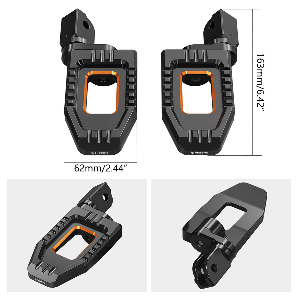 NiceCNC Adjustable Rider Footpegs Foot Rest For Harley Sportster S RH1250S 2021-2024 Softail Standard FXST 107 20-23 Low Rider S FXLRS