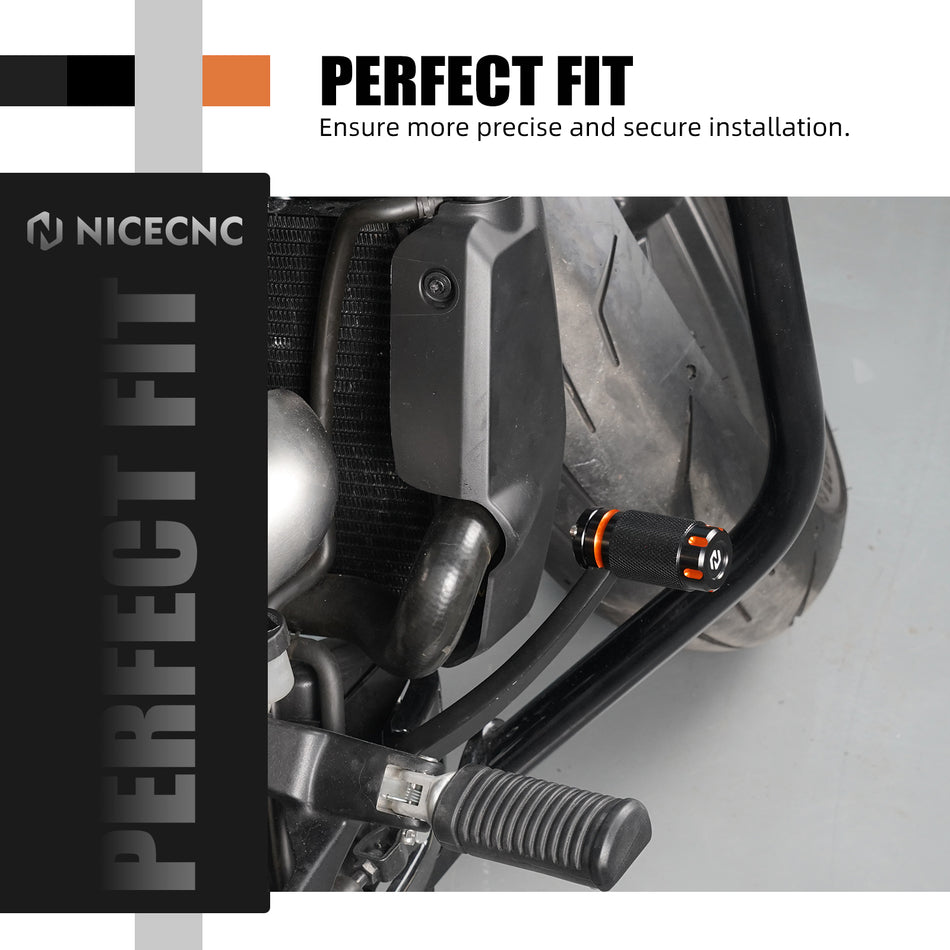 NICECNC Aluminum Extension Rear Brake Pedal Lever Tip for Harley Sportster S RH1250S RH 1250S RH1250 S 2021-2023 2024