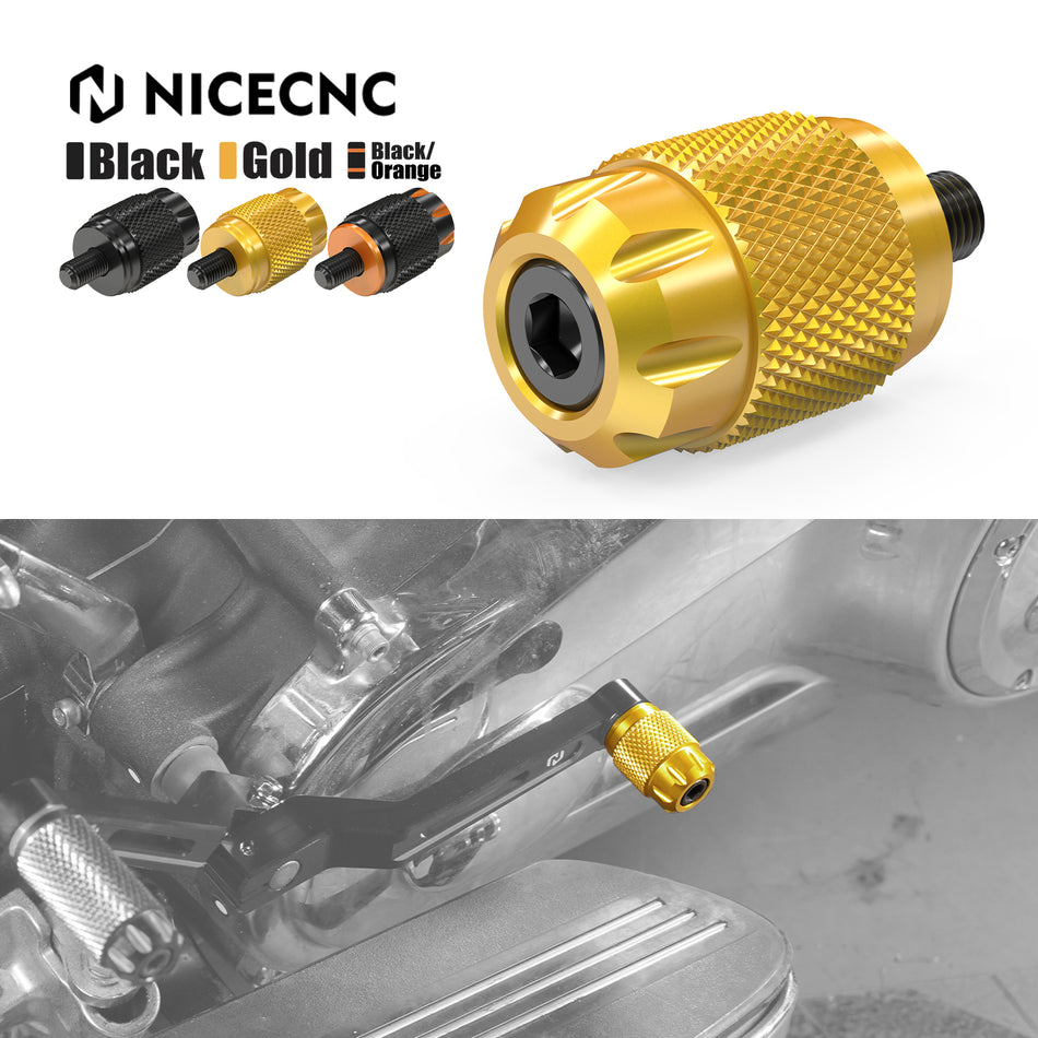 NICECNC Short Shifter Peg Tip Pad For Harley Road King Electra Street Glide Ultra Limited