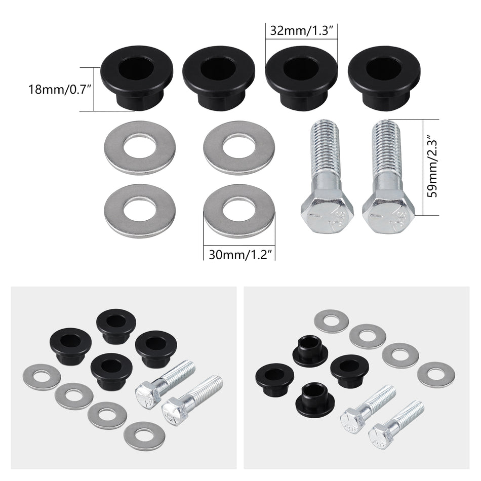 NiceCNC Motorcycle Handlebar Riser Bushings Mount Kit For Harley Touring Street Glide FLHX 2017-2024 Road King FLHR 1994-2022 Softail