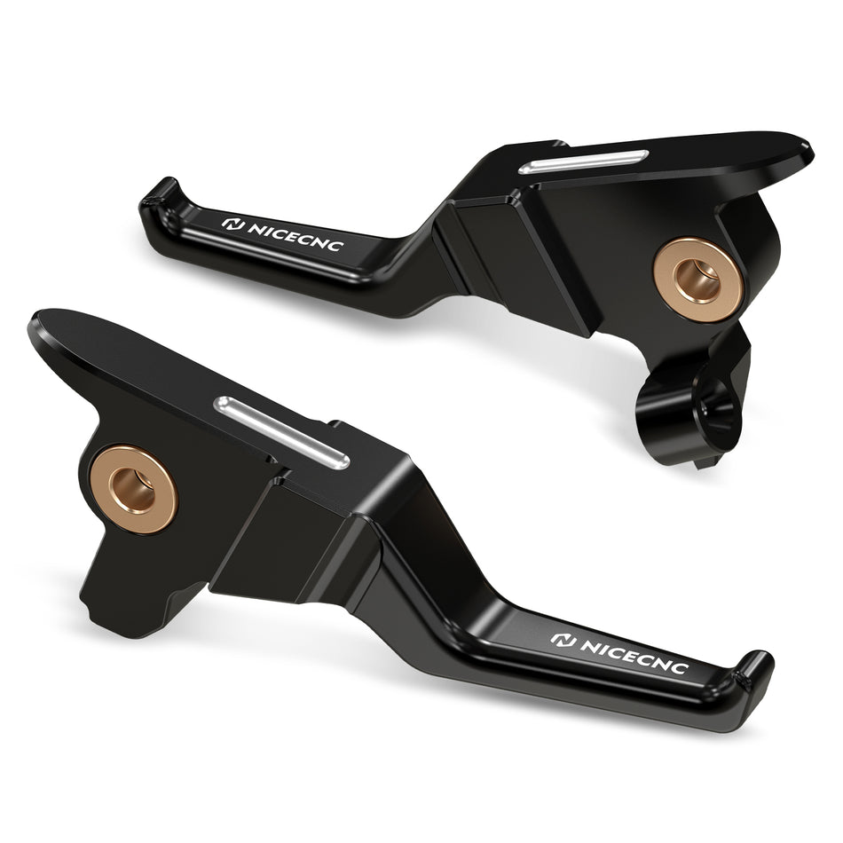 NICECNC Shorty Hand Levers for Harley CVO Limited FLHTKSE Road Glide FLTRX Street Glide Special FLHXS