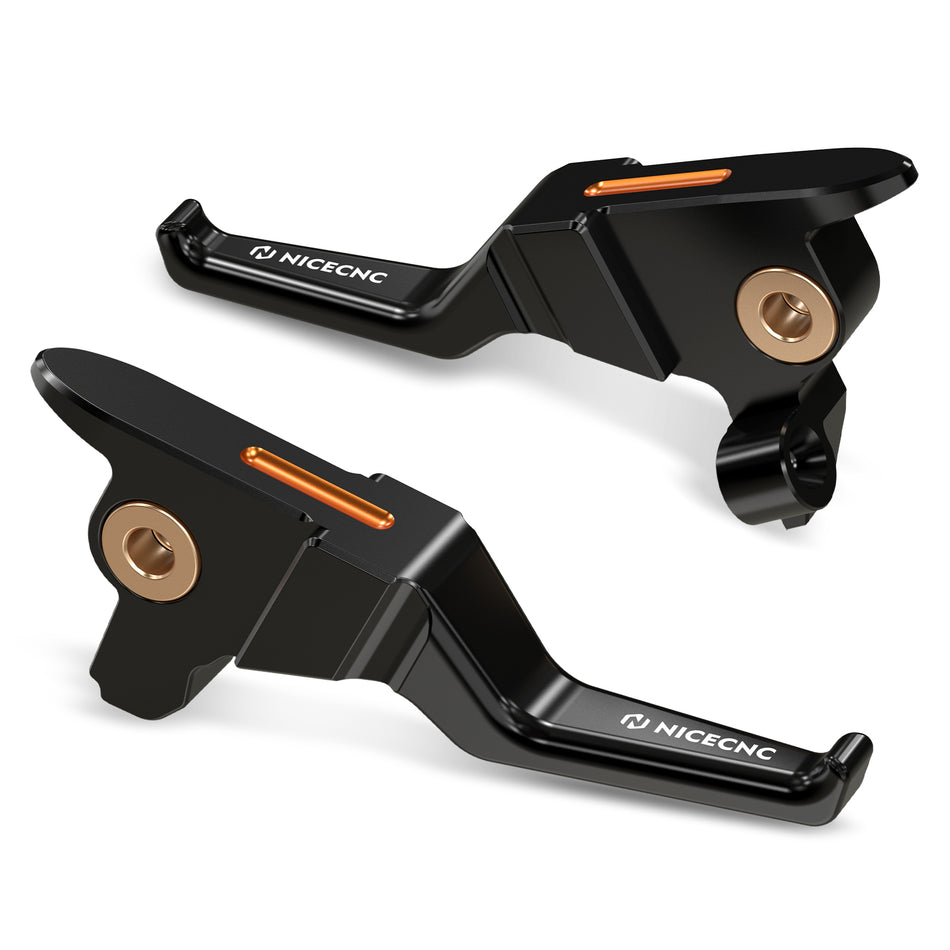 NICECNC Shorty Hand Levers for Harley CVO Limited FLHTKSE Road Glide FLTRX Street Glide Special FLHXS