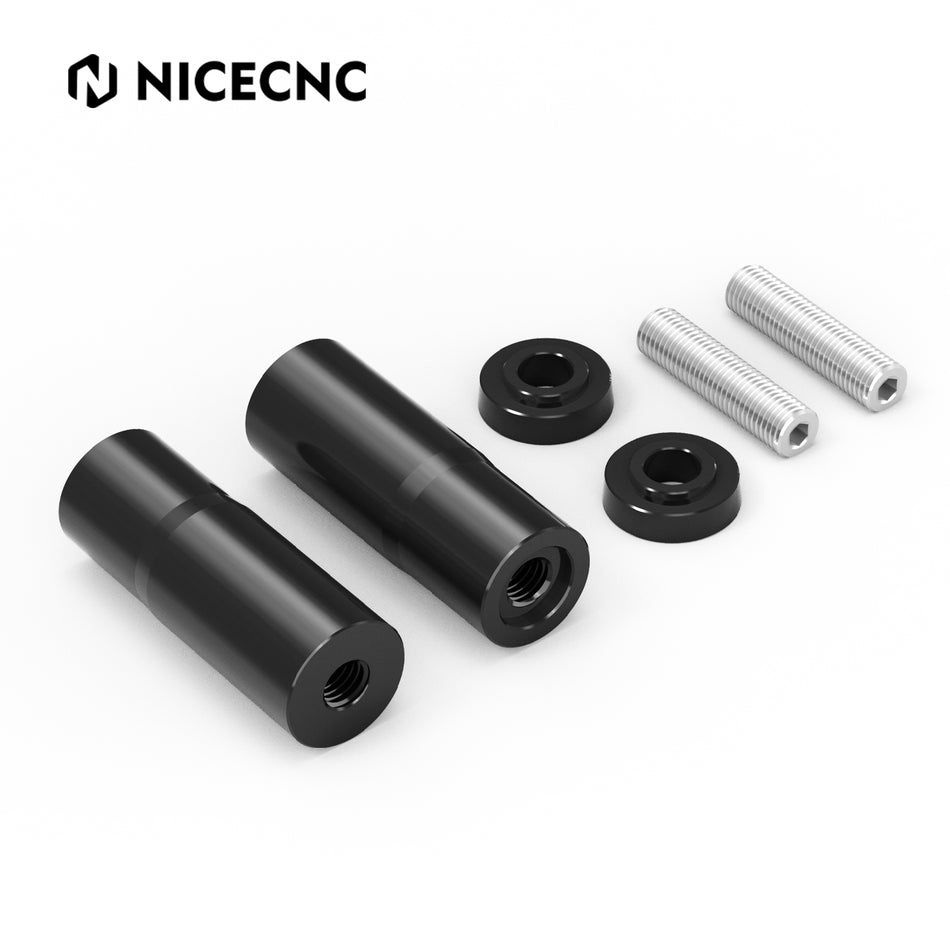 NICECNC Handlebar Riser Extensions Legs For Harley Softail Heritage Fat Boy Street Bob 114 107