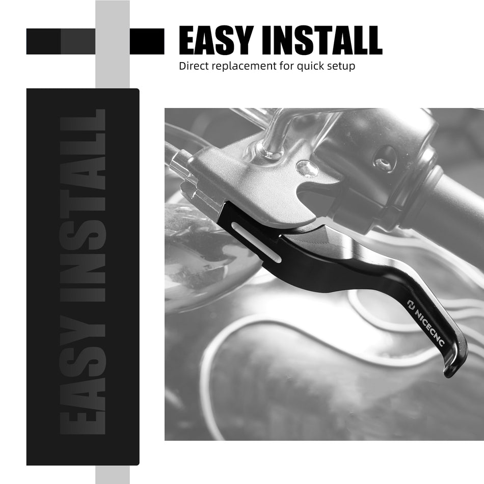 NICECNC 2-Finger Short Brake Clutch Levers For Harley Sportster 1200 48 XL Iron 883 XL883N