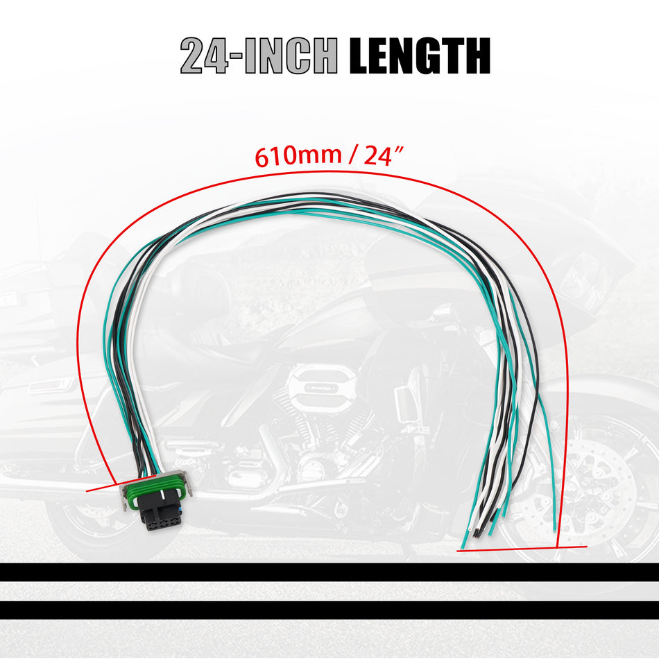 NICECNC 24" Speedometer & Instrument Extension Harness for Harley CVO Road Glide FLTRXSE Ultra FLTRU