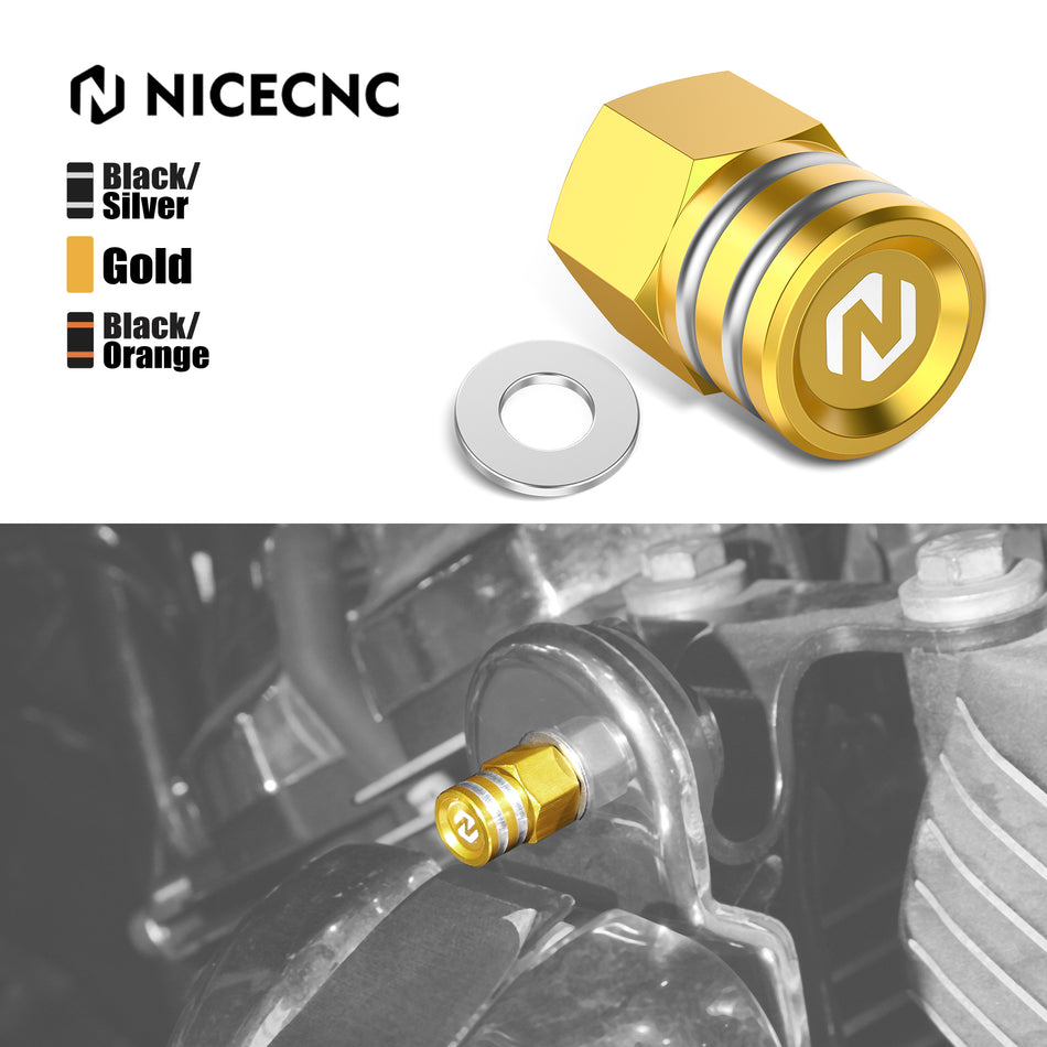 NICECNC Horn Cover Mounting Nut Kit for Harley Dyna Electra Glide Road Glide Road King Classic FLHRC