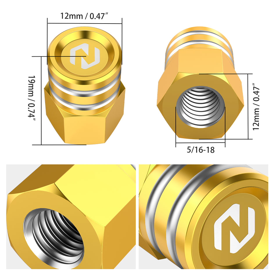 NICECNC Horn Cover Mounting Nut Kit for Harley Dyna Electra Glide Road Glide Road King Classic FLHRC