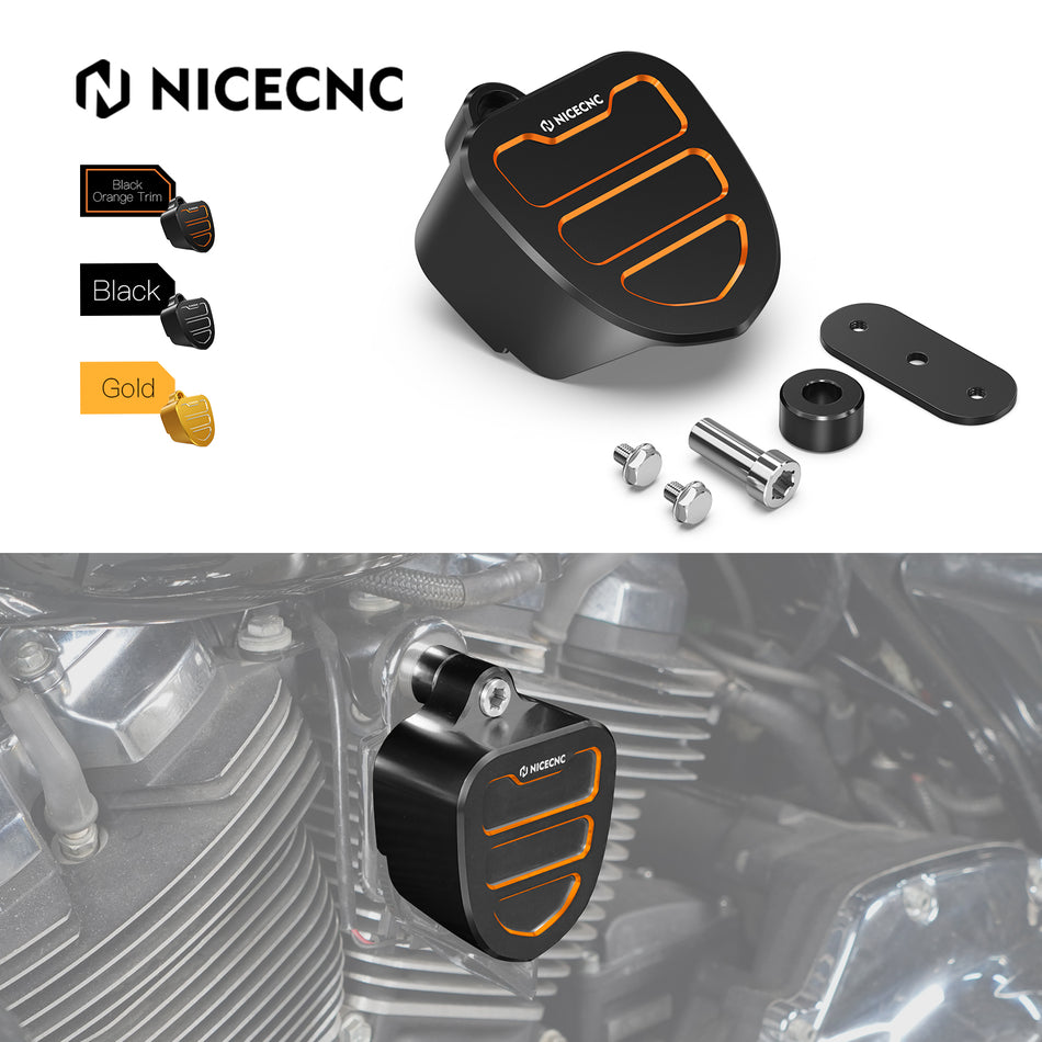 NiceCNC Horn Decorative Trim Cover For Harley Road King FLHR FLHP Electra Glide Street Glide Road Glide Ultra Limited Tri Glide Ultra