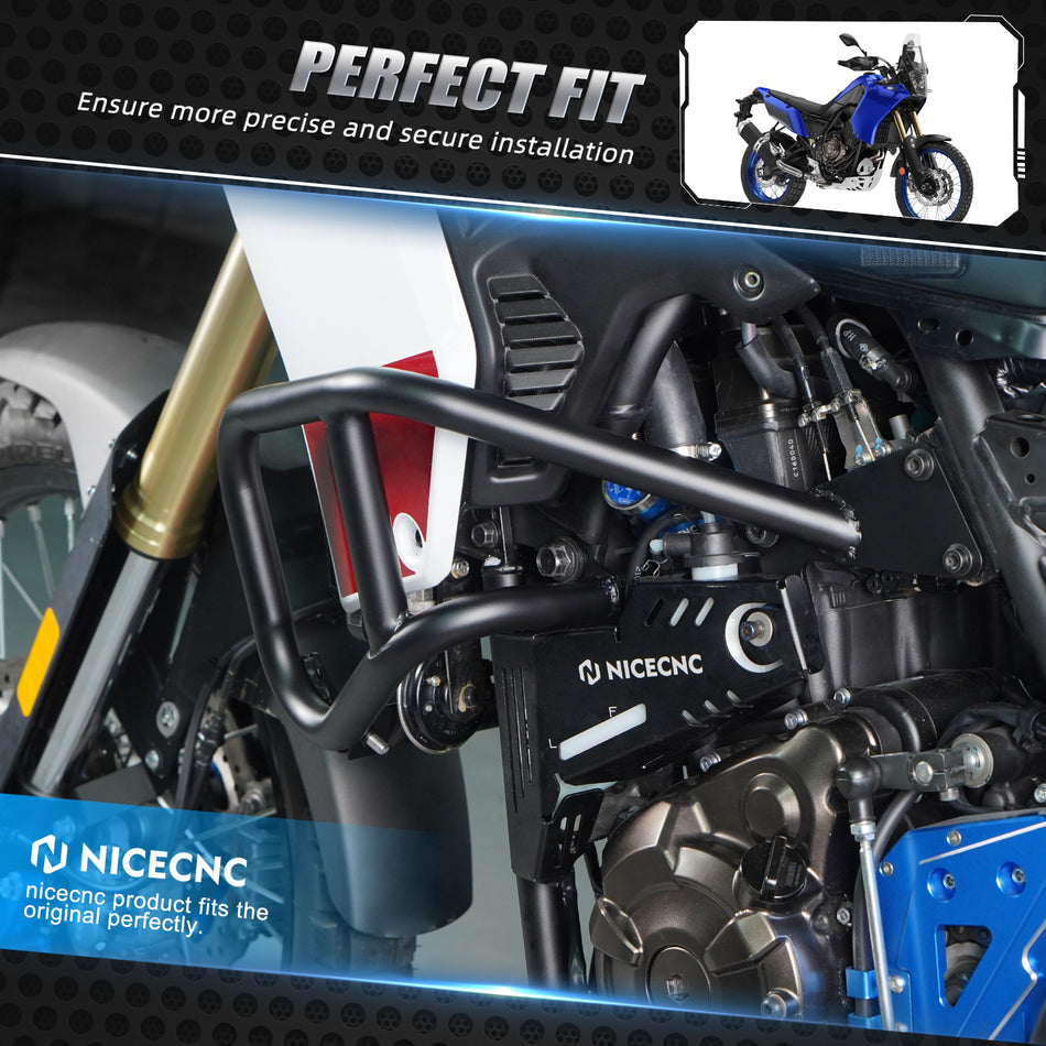 NiceCNC Engine Guards Crash Bars For Yamaha Tenere 700 XTZ700 2019-2024 Tenere 700 Rally Edition 2020-2024