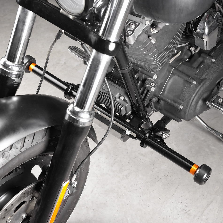 NICECNC Front Crash Bar Engine Guard for Harley Dyna CVO Fat Bob FXDFSE Switchback FLD